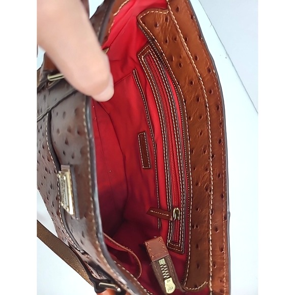 Dooney and Bourke Lexington Ostrich Embossed Leather